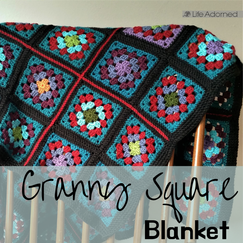 Free tutorial: retro granny square - Crafternoon Treats